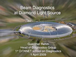 Beam Diagnostics at Diamond Light Source
