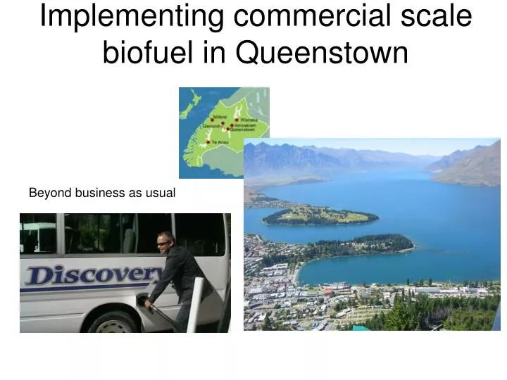 implementing commercial scale biofuel in queenstown
