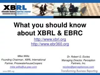 What you should know about XBRL &amp; EBRC xbrl ebr360