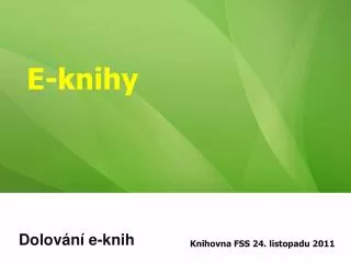 e knihy