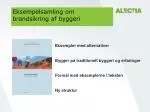 Eksempelsamling om brandsikring af byggeri - slide 1