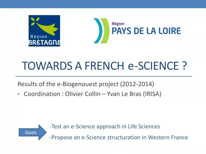 towards a french science
