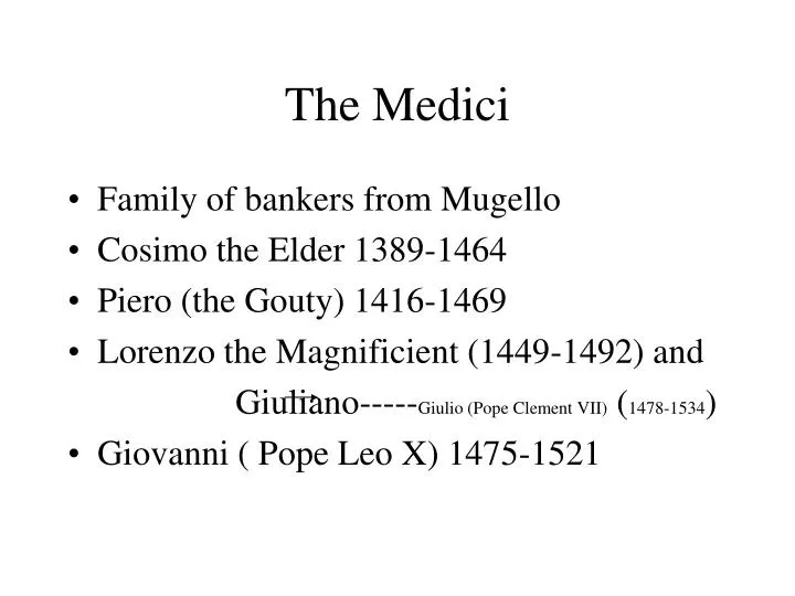 the medici