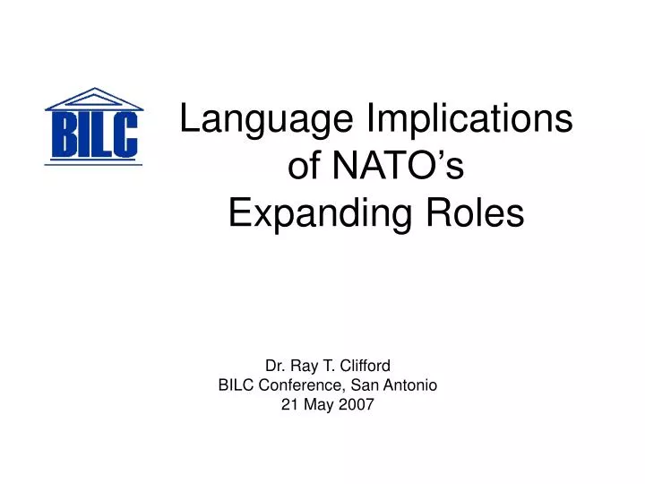 language implications of nato s expanding roles