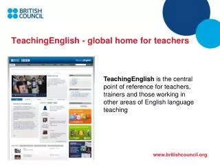 TeachingEnglish - global home for teachers