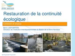 restauration de la continuit cologique