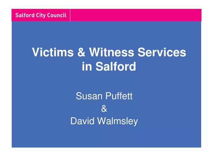 victims witness services in salford