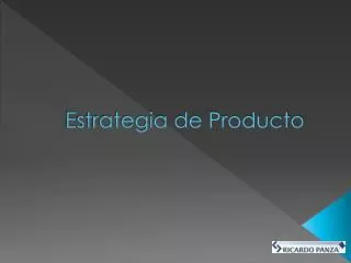 estrategia de producto