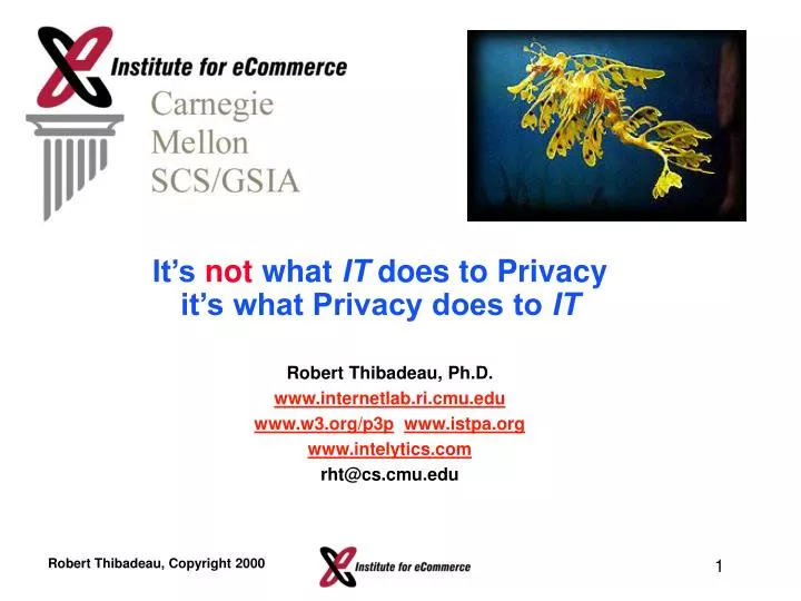 it s not what it does to privacy it s what privacy does to it