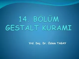 14 b l m gestalt kurami