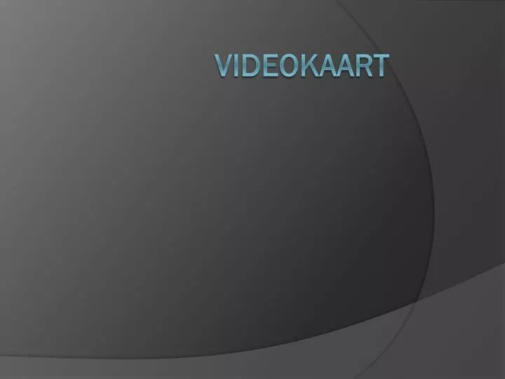 videokaart