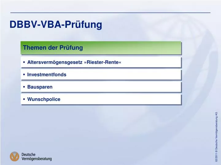 dbbv vba pr fung