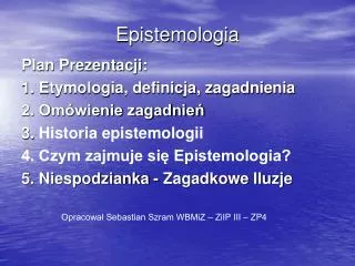 epistemologia