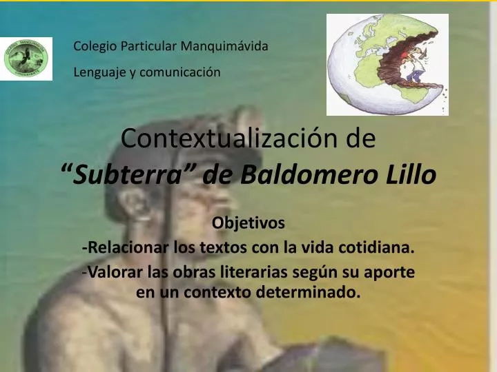 contextualizaci n de subterra de baldomero lillo