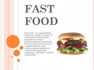 fast food