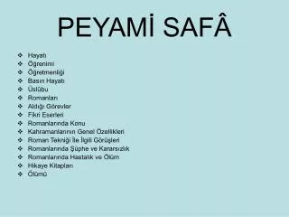 peyam saf