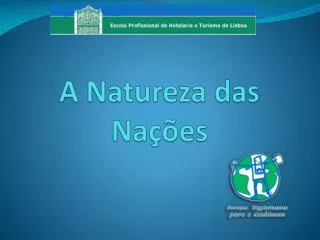 a natureza das na es