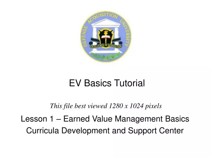 ev basics tutorial