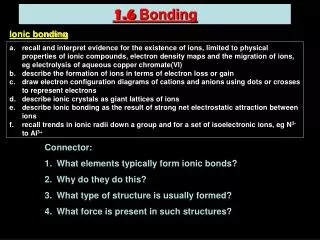 1.6 Bonding