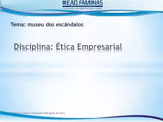 tema museu dos esc ndalos