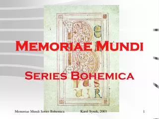 memoriae mundi
