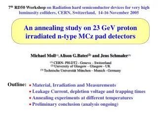 An annealing study on 23 GeV proton irradiated n-type MCz pad detectors