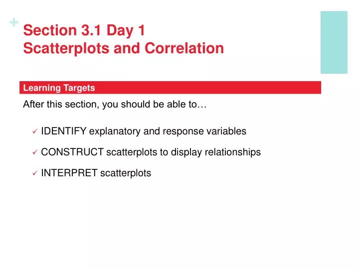 section 3 1 day 1 scatterplots and correlation