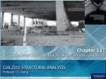 CIVL3310 STRUCTURAL ANALYSIS - slide 1