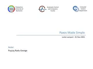 paxos made simple