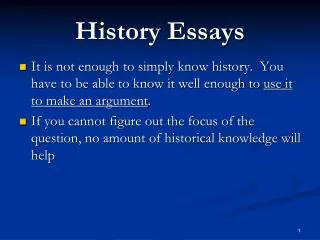 History Essays