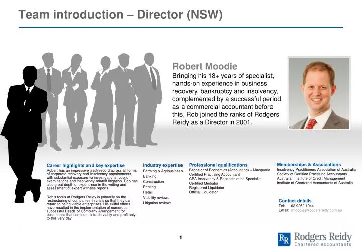 team introduction director nsw