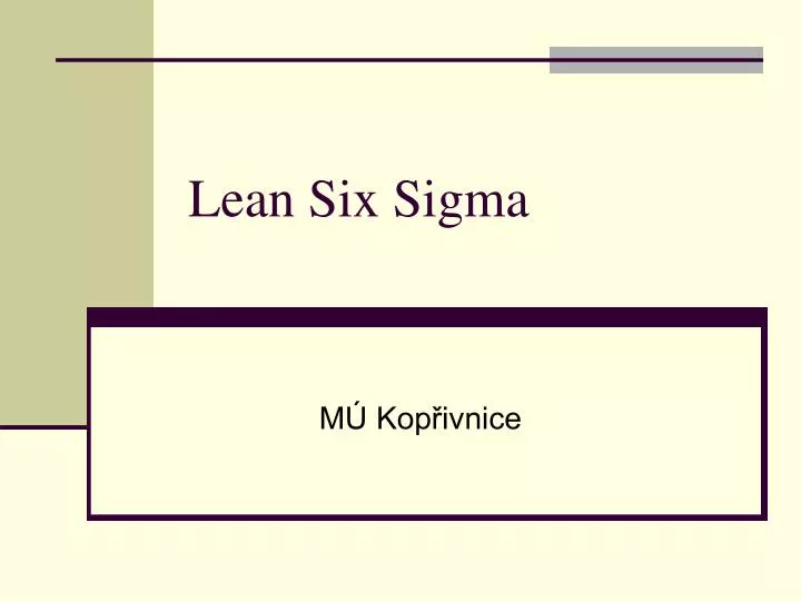 lean six sigma