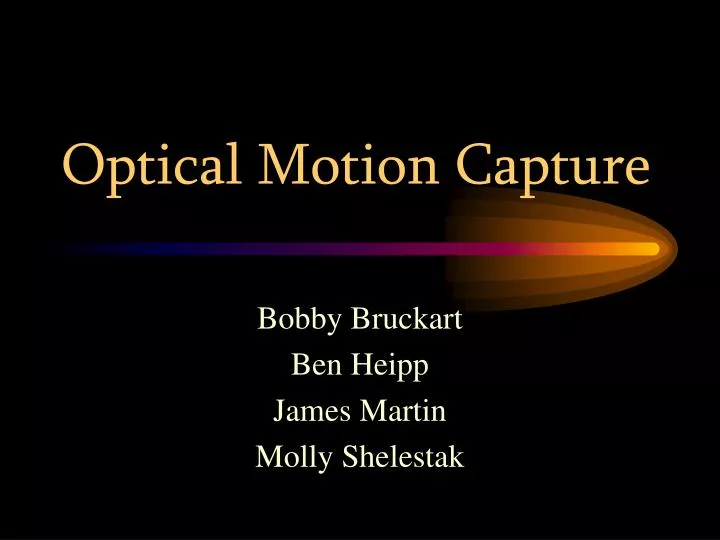 optical motion capture
