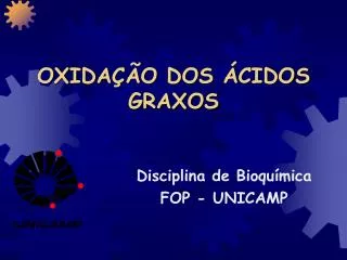 oxida o dos cidos graxos