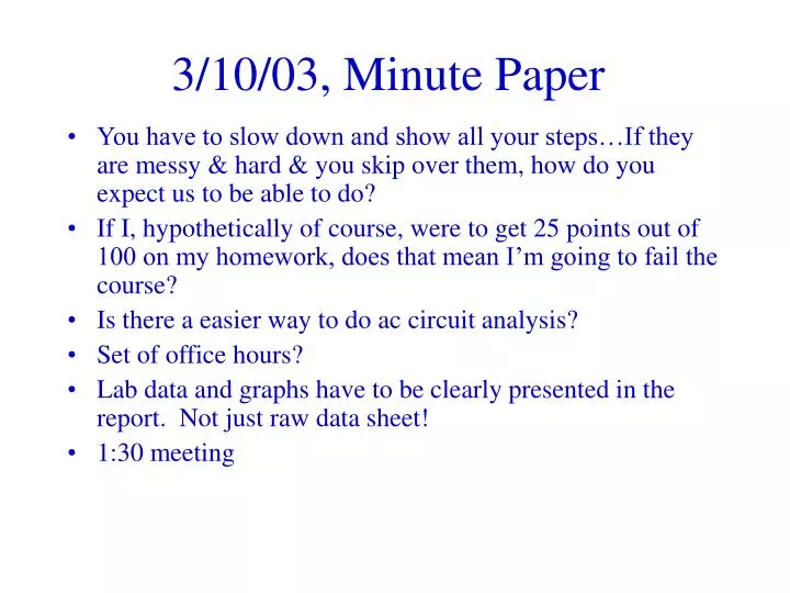 3 10 03 minute paper