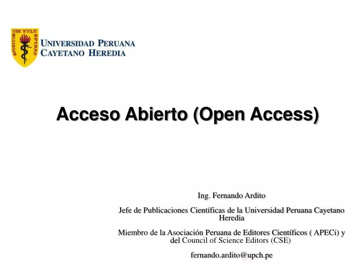 acceso abierto open access