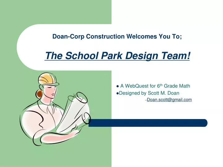 doan corp construction welcomes you to the school park design team
