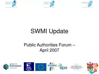 SWMI Update