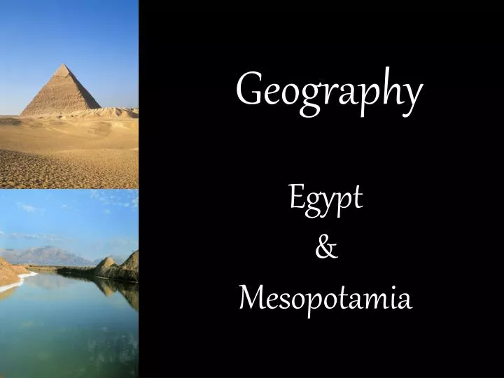 geography egypt mesopotamia