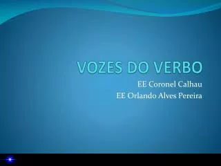 vozes do verbo