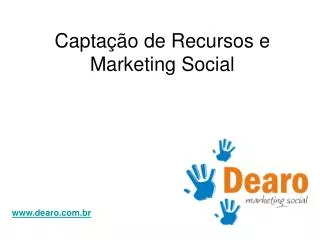 capta o de recursos e marketing social