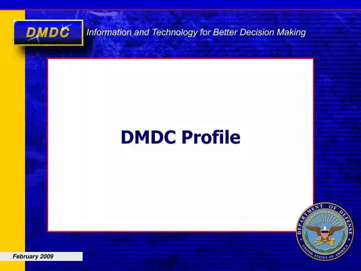dmdc profile