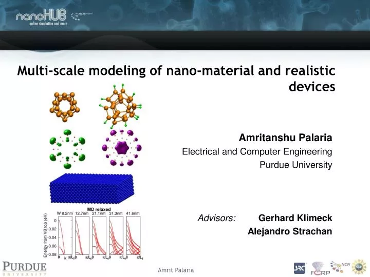 multi scale modeling of nano material and realistic devices