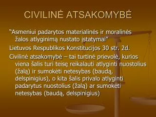 civilin atsakomyb