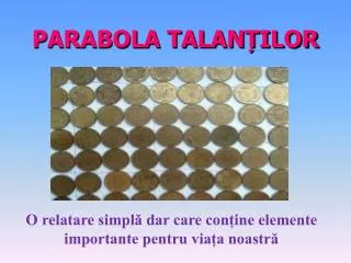 parabola talan ilor