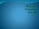 Electronic Commerce Security - slide 1