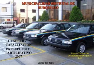 municipalidad distrital de surquillo