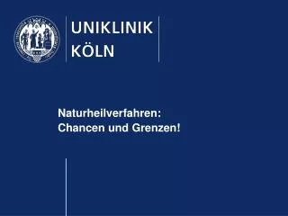 naturheilverfahren chancen und grenzen