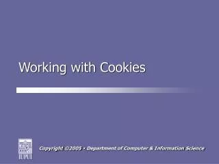 Working with Cookies