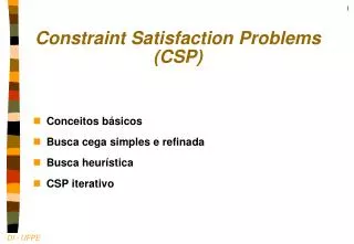 constraint satisfaction problems csp
